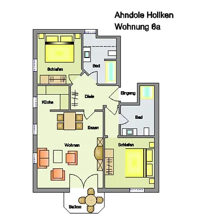 Ahndole-hollken-wohnung-6a Sankt Peter-Ording
